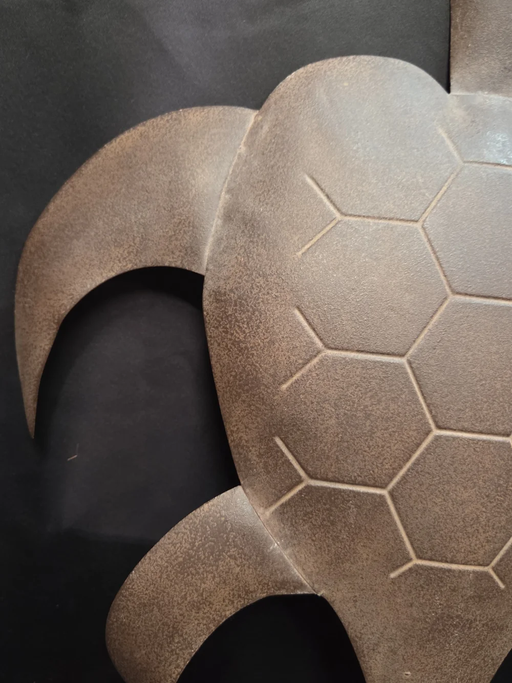Pier 1 Rustic Brown Metal Sea Turtle Wall Décor